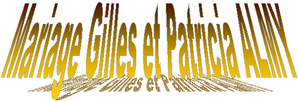 Mariage Gilles et Patricia ALMY